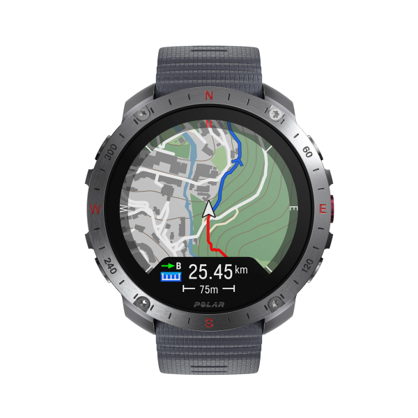 Ceas Polar Grit X2 Pro, Amoled, Stone Grey, M-L