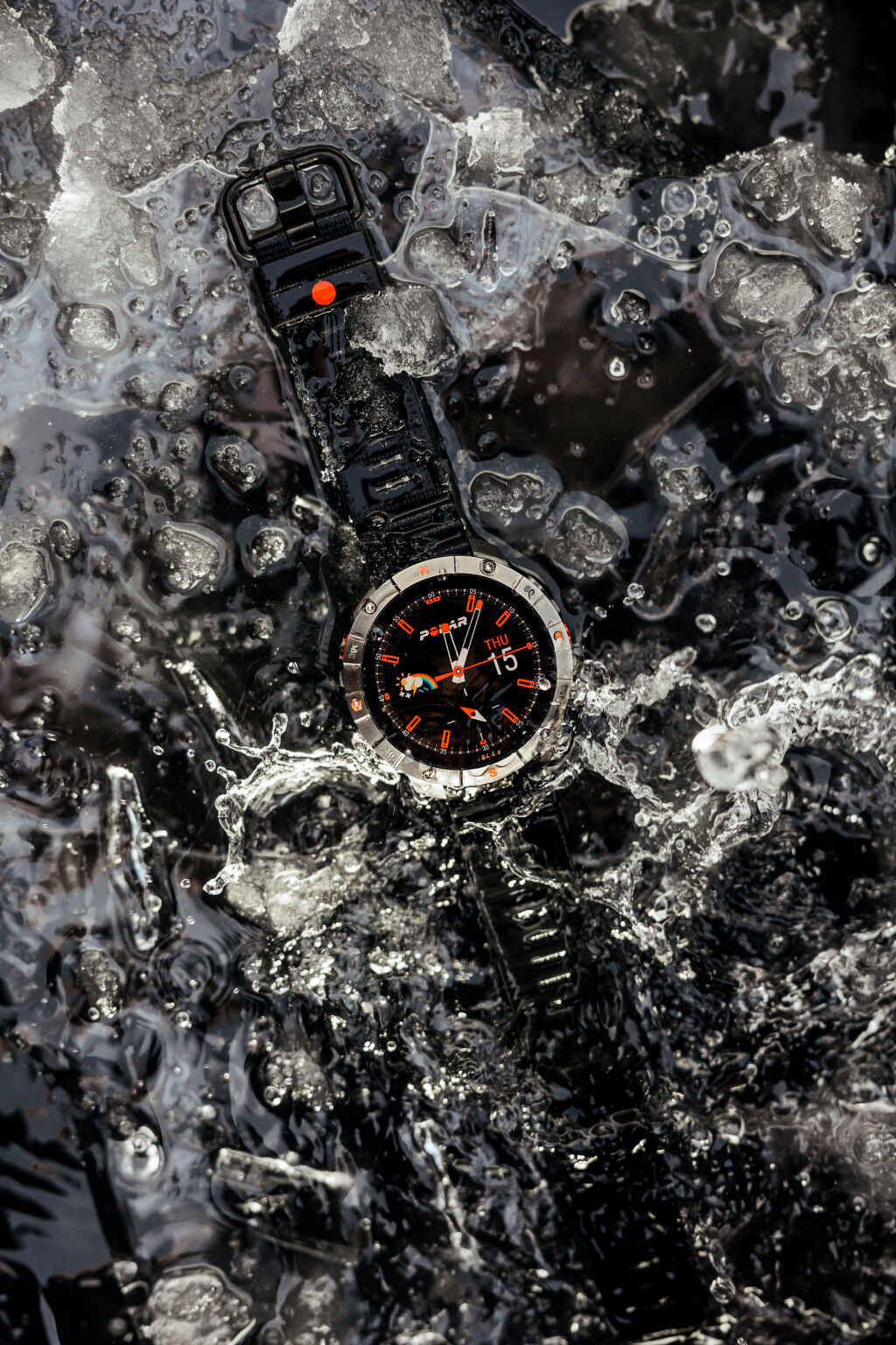 Ceas Polar Grit X2 Pro, Amoled, Night Black, M-L