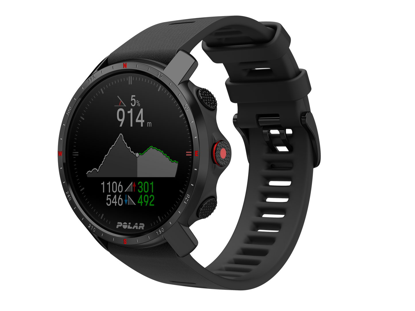 Ceas Polar Grit X Pro Blk M/L