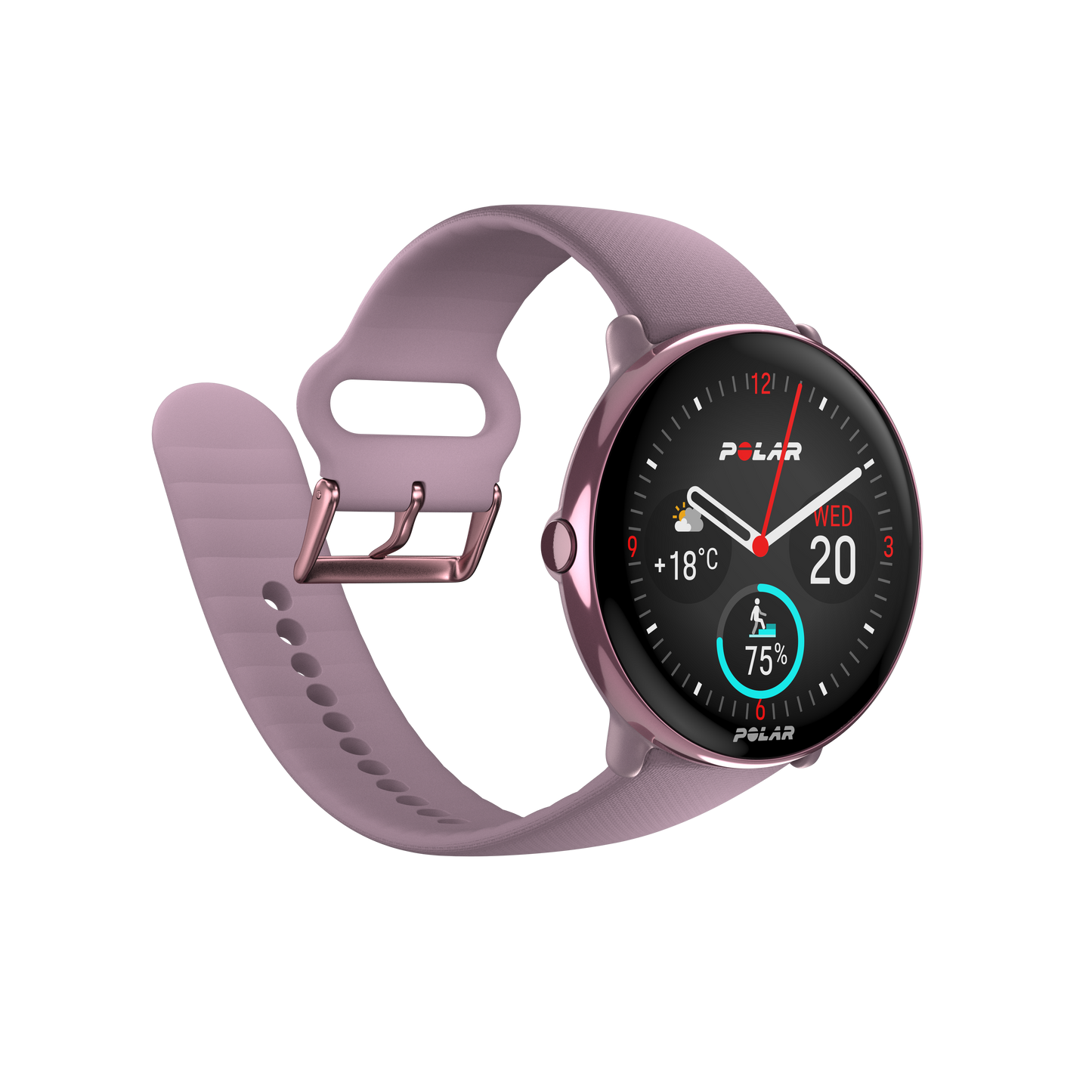 Ceas Polar Ignite 3 Purple Dusk, Ecran Amoled, S-L