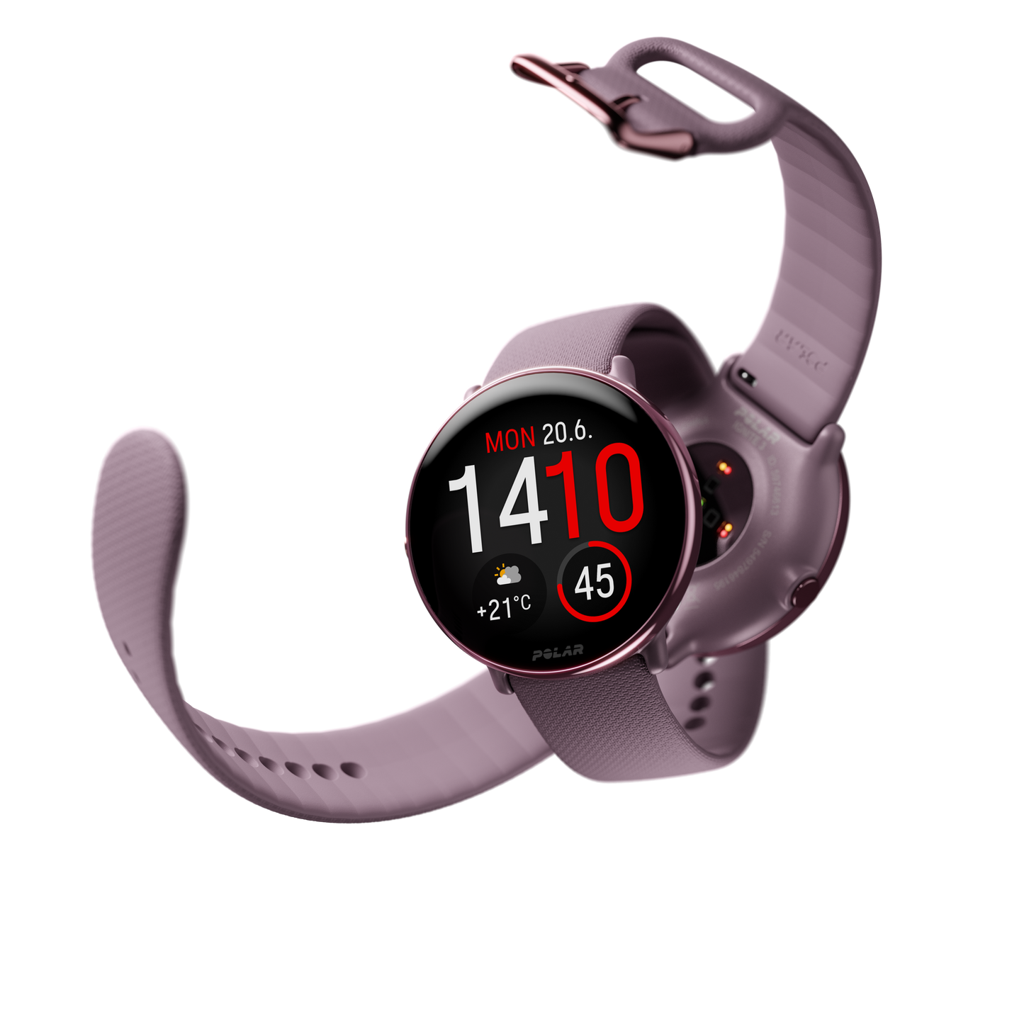 Ceas Polar Ignite 3 Purple Dusk, Ecran Amoled, S-L