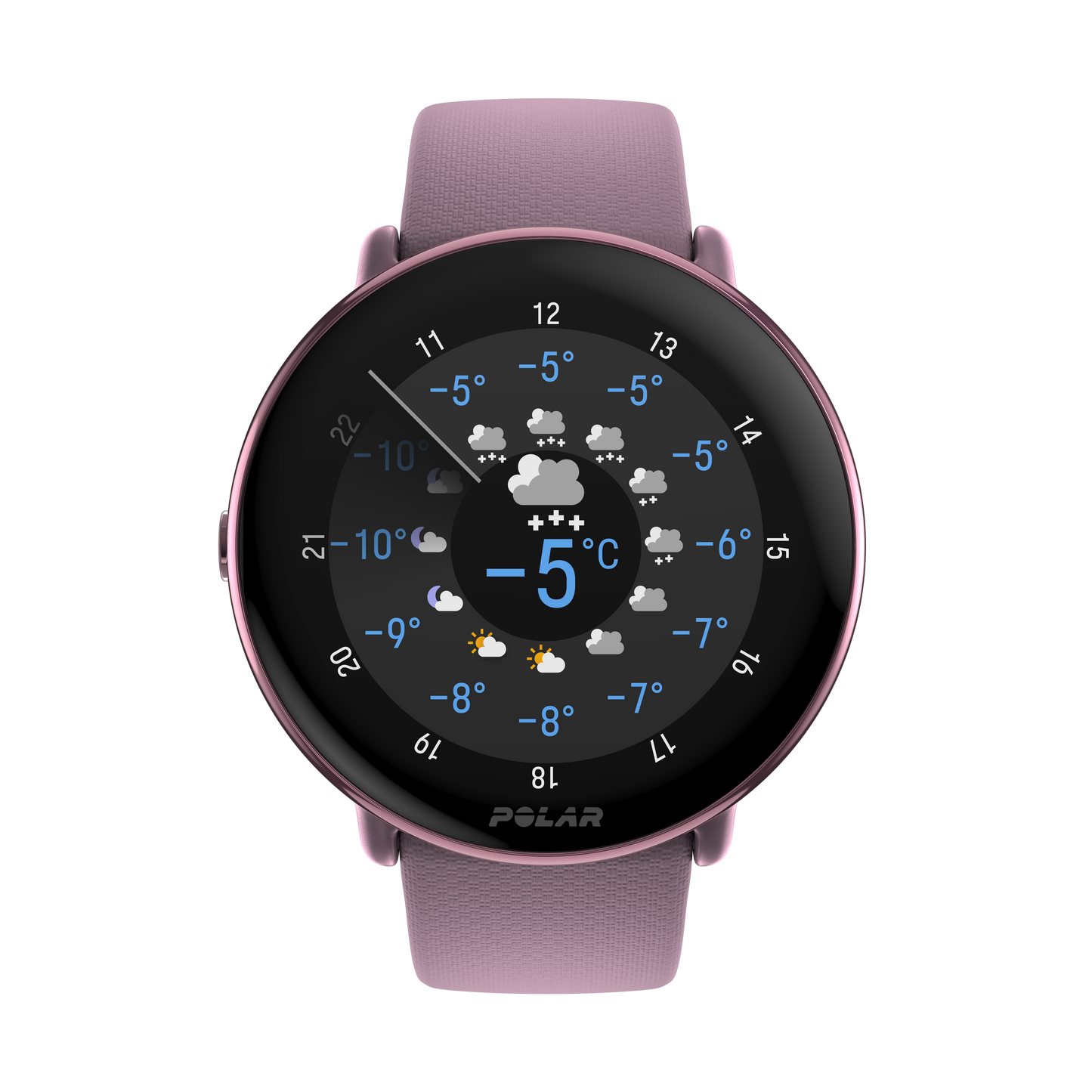 Ceas Polar Ignite 3 Purple Dusk, Ecran Amoled, S-L