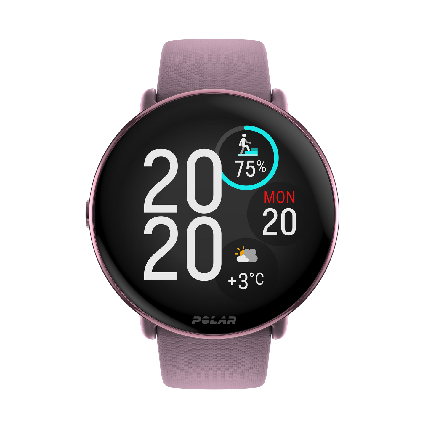 Ceas Polar Ignite 3 Purple Dusk, Ecran Amoled, S-L
