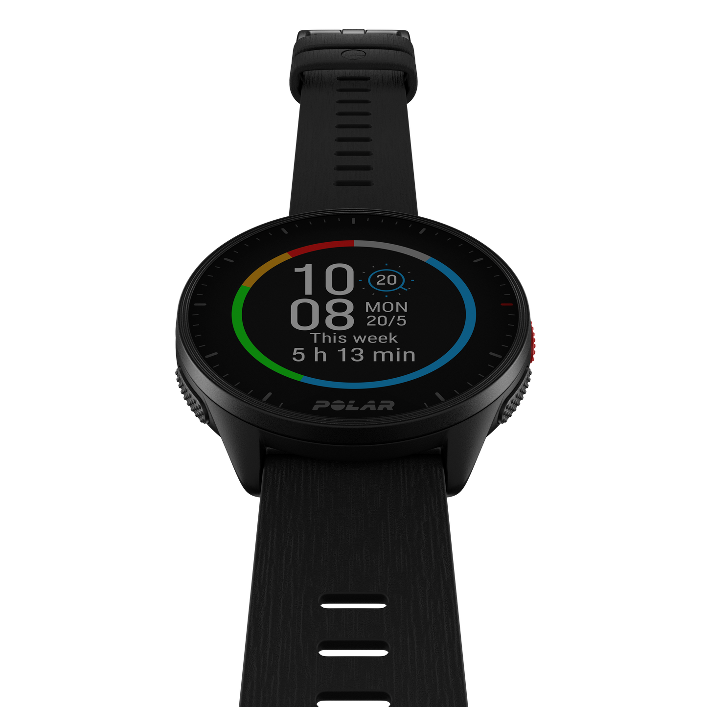 Smartwatch Polar Pacer, Night Black, M-L