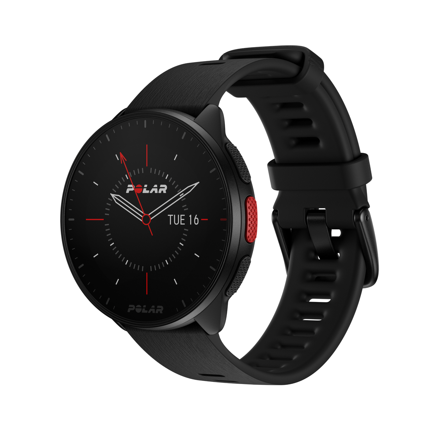 Smartwatch Polar Pacer, Night Black, M-L