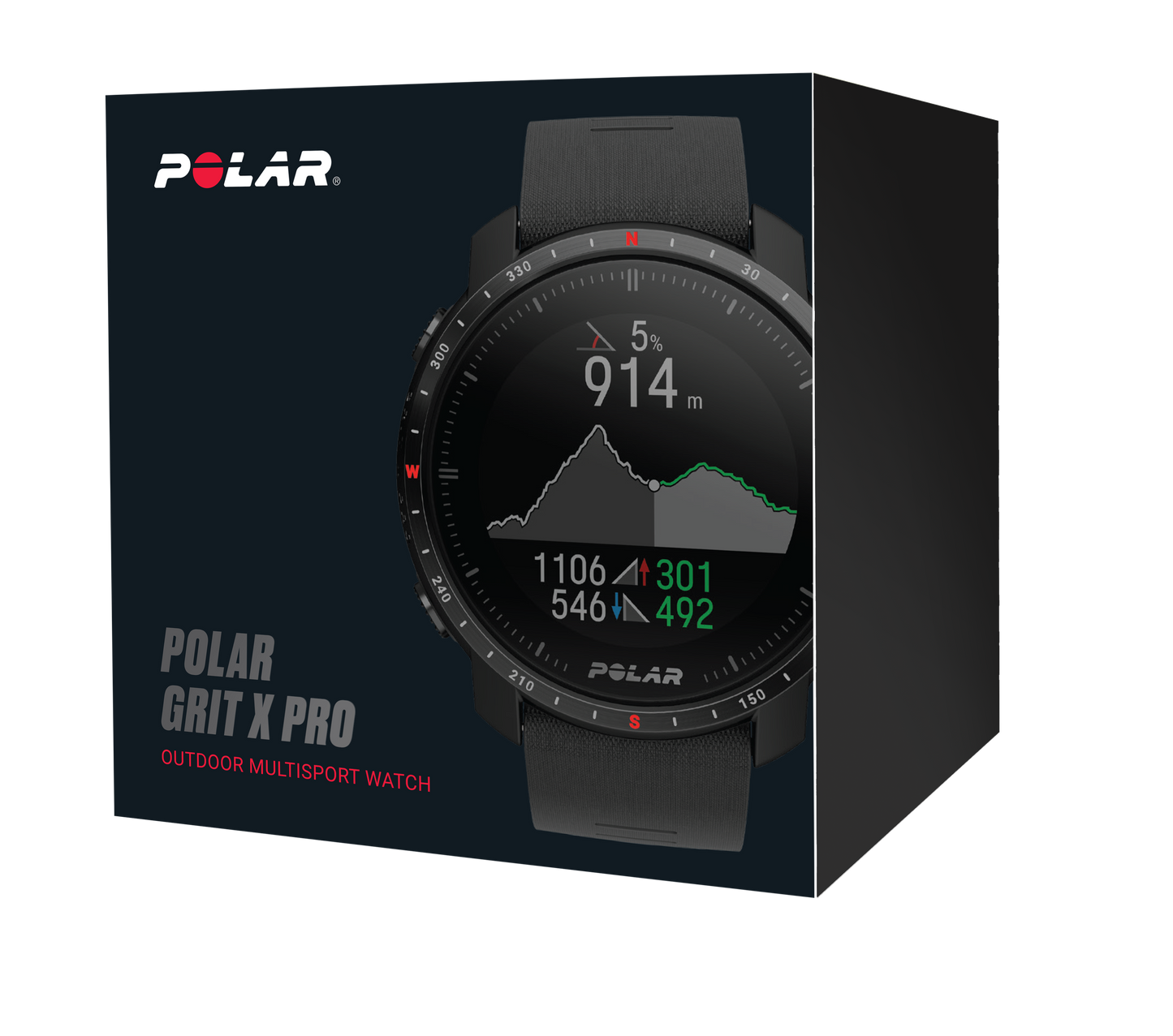 Ceas Polar Grit X Pro Blk M/L