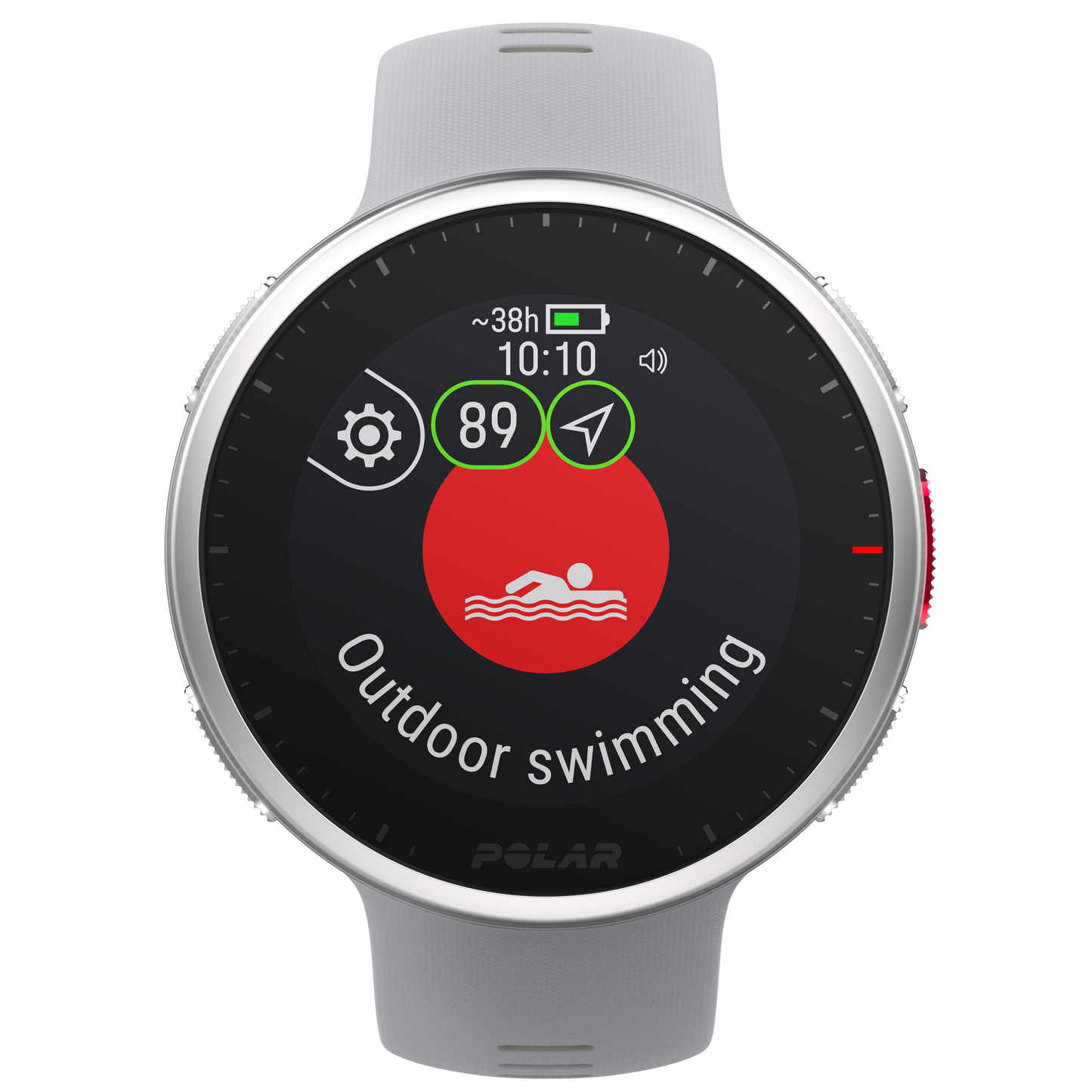 Ceas Polar Vantage V2 GRY-LIME M/L + Polar H10