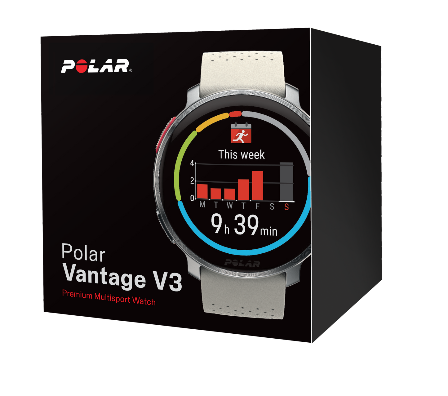 Ceas smartwatch Polar Vantage V3, M-L, Sunrise Apricot