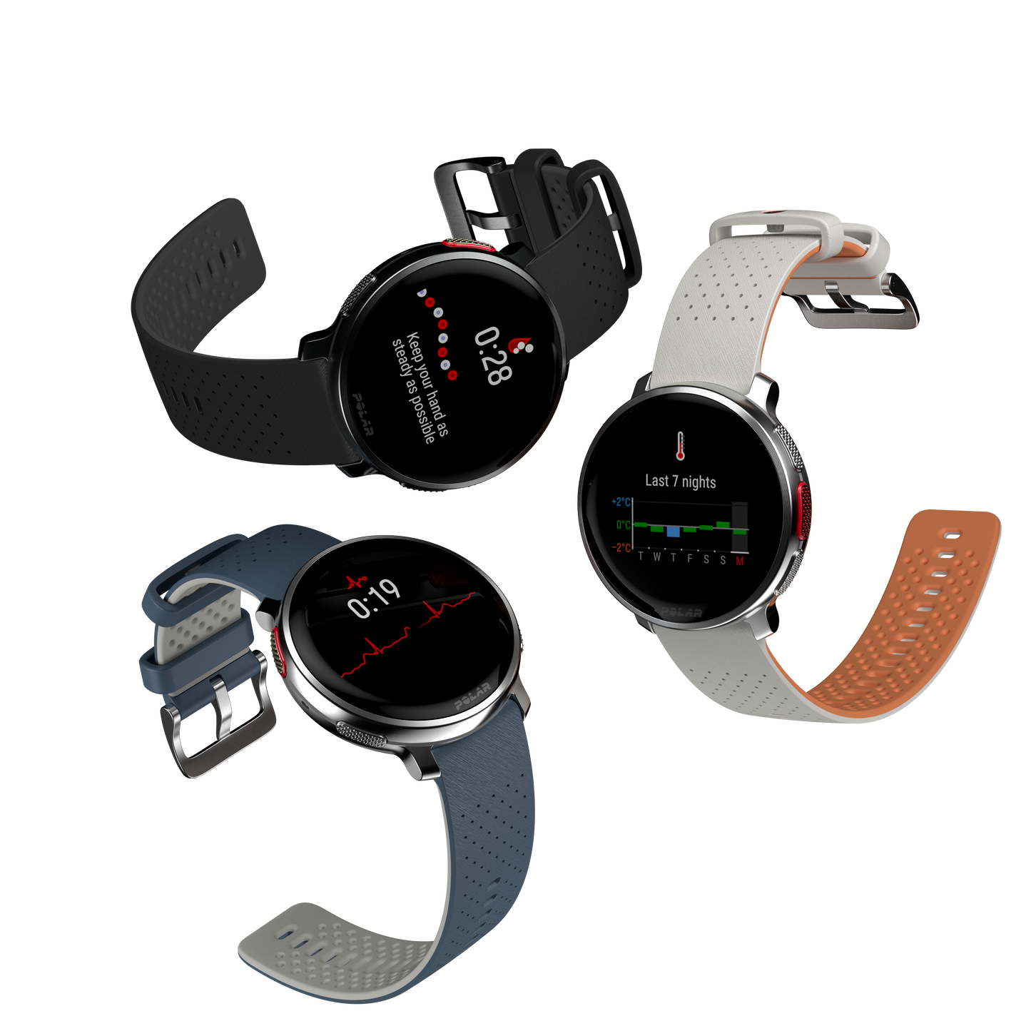 Ceas smartwatch Polar Vantage V3, M-L, Sky Blue