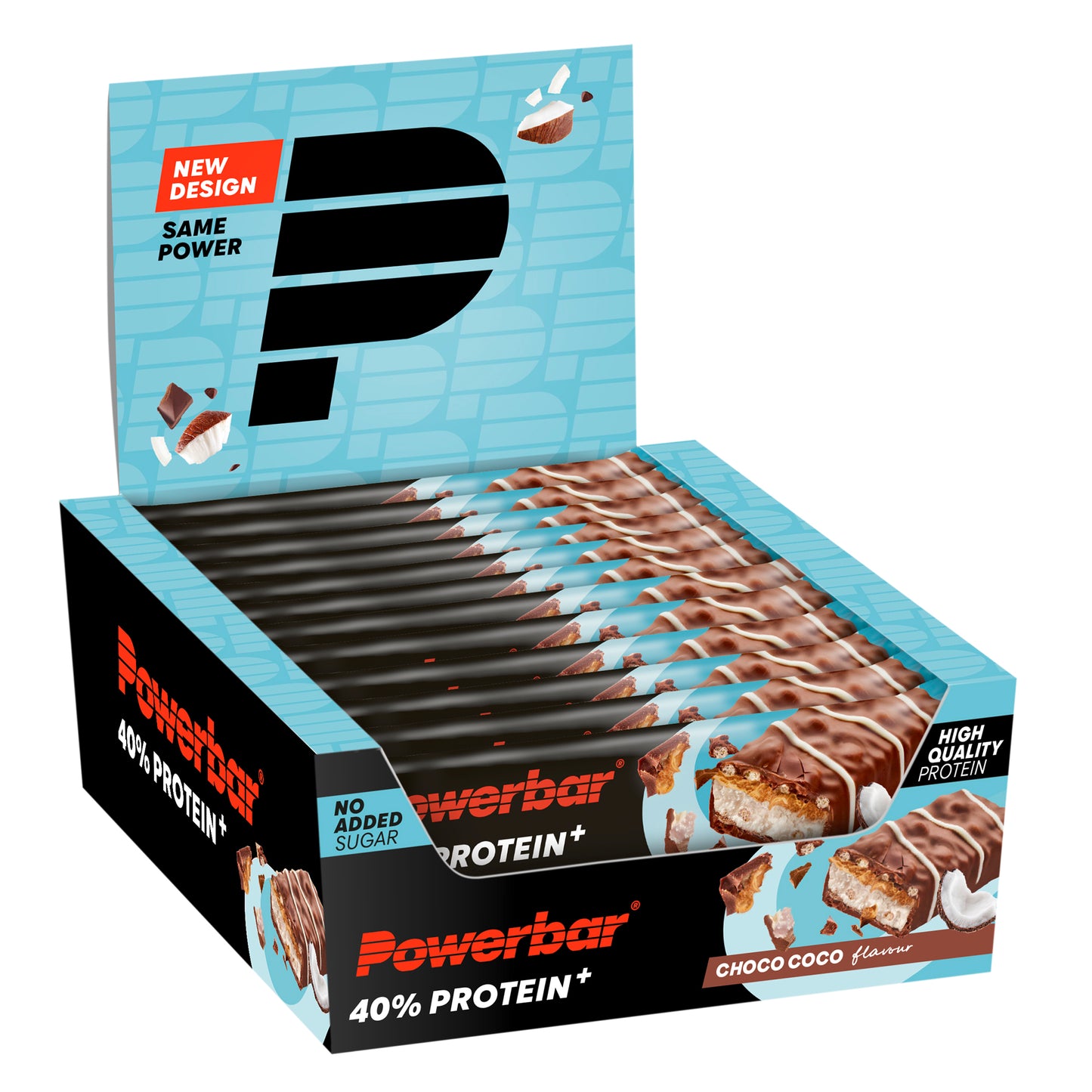 Powerbar Protein Plus 40% Choco Choco - 40g - bax 12 bucati
