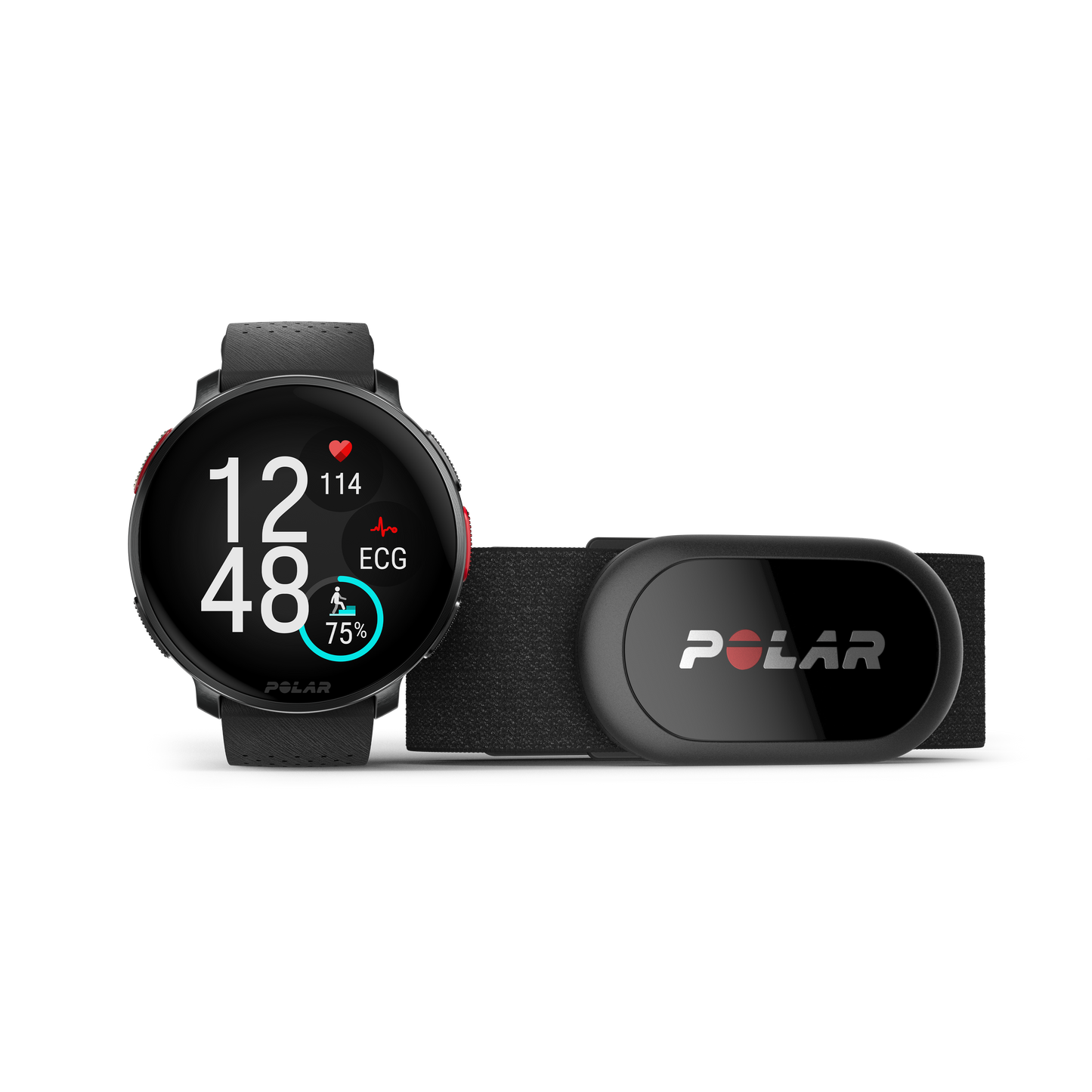 Ceas Polar Vantage V3, S-L Night Black + H10