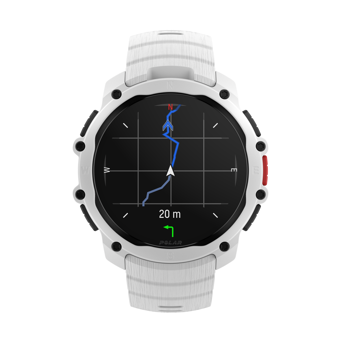 Ceas Polar Street X, Alb