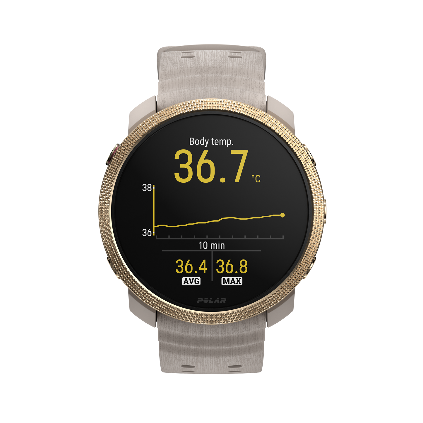 Smartwatch Polar Vantage M3, Amoled, Greige