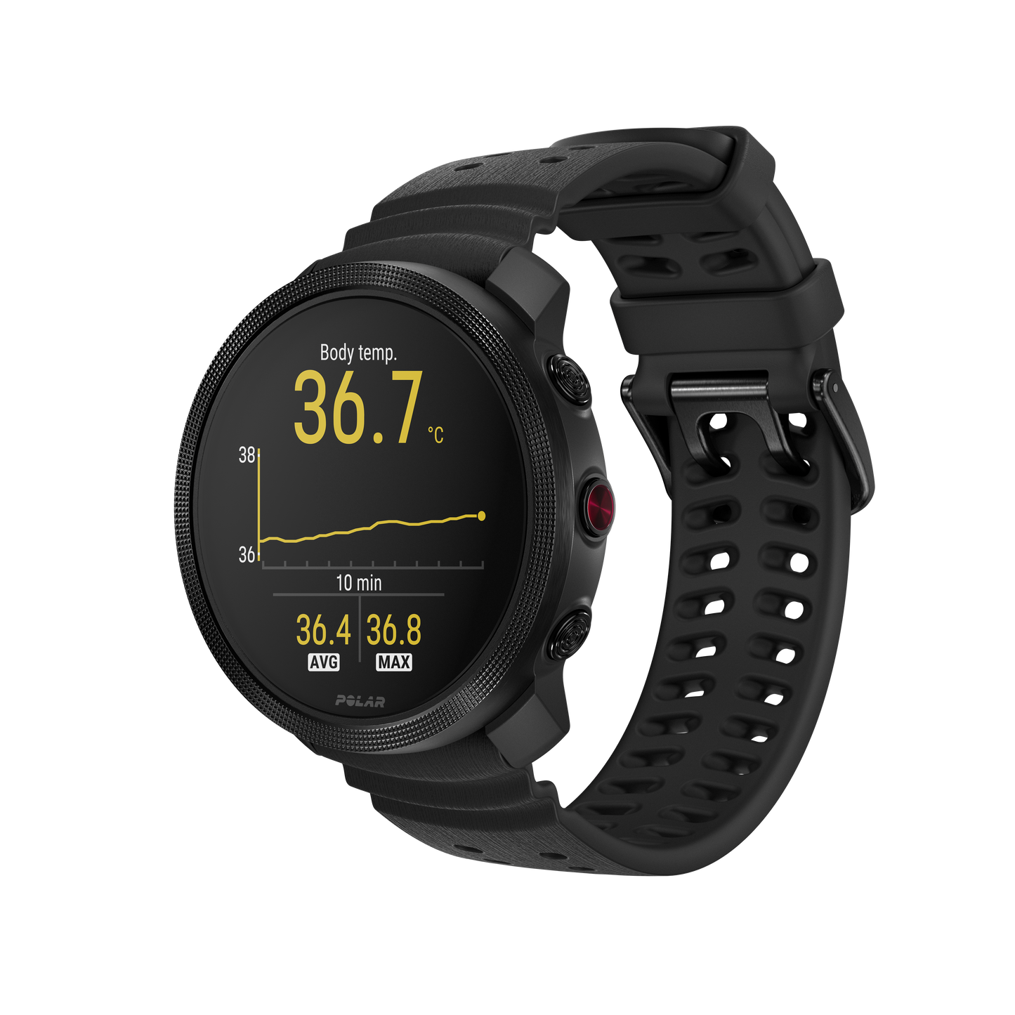 Ceas Polar Vantage M3, Amoled, Night Black