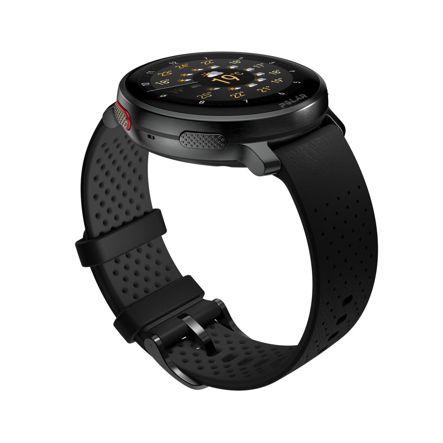Ceas Polar Vantage V3, S-L Night Black + H10