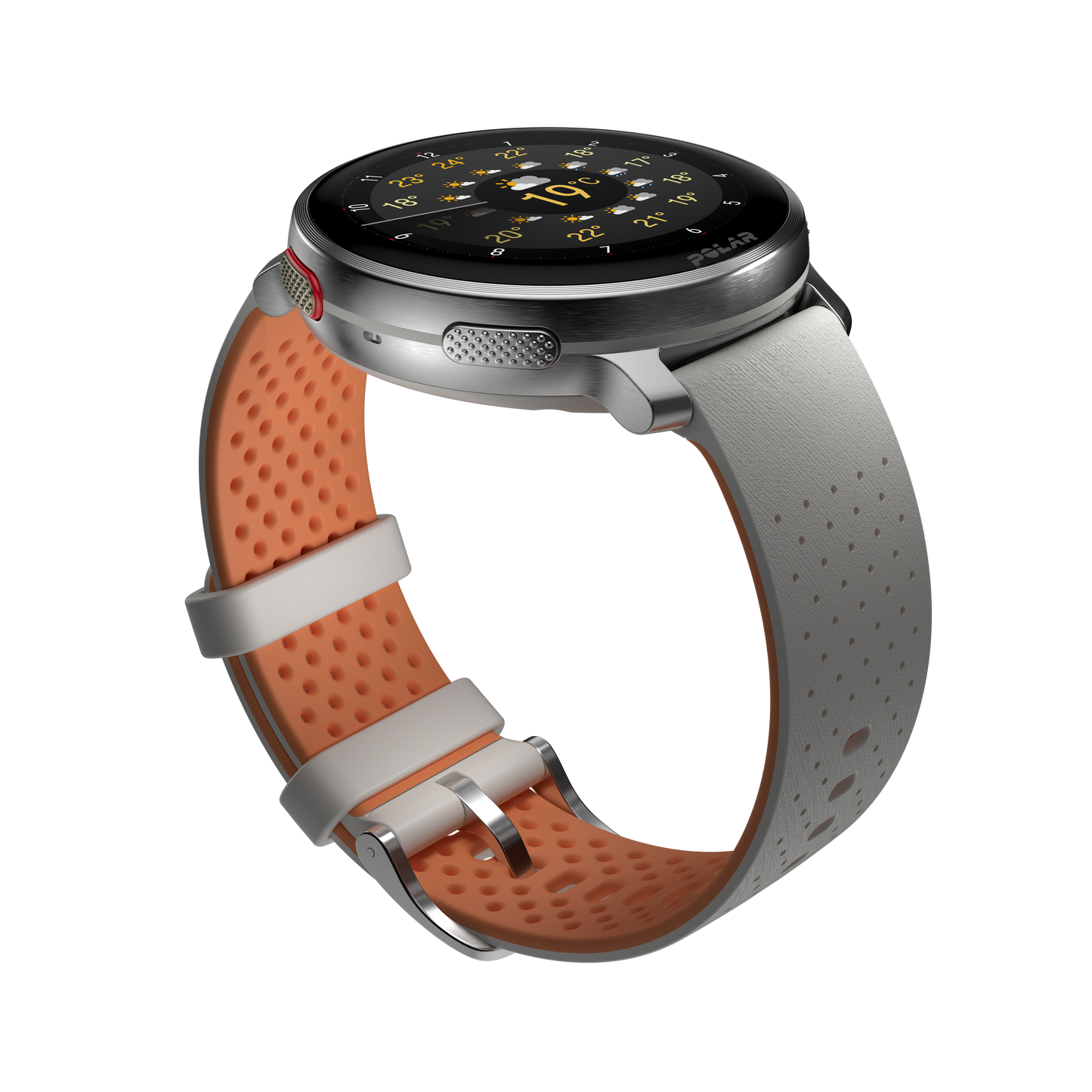 Ceas smartwatch Polar Vantage V3, M-L, Sunrise Apricot