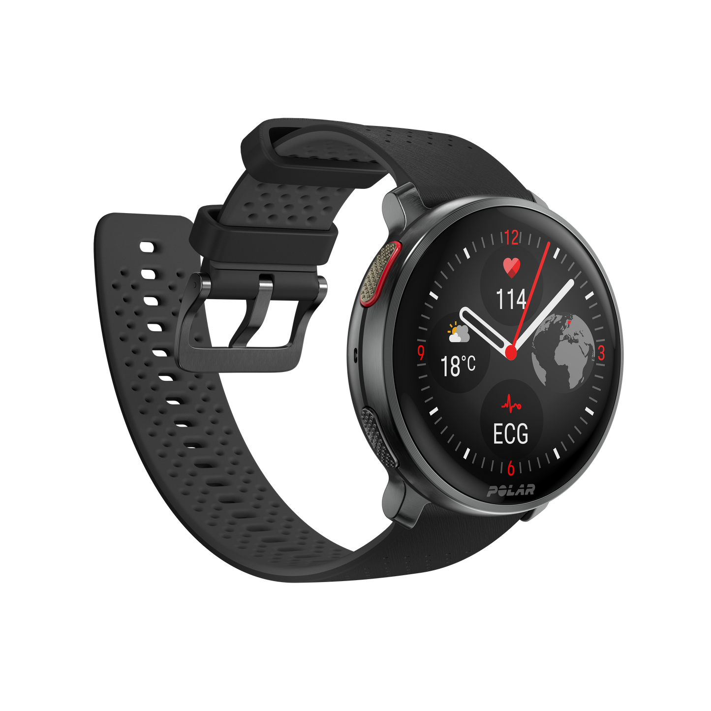 Ceas Polar Vantage V3, S-L Night Black + H10