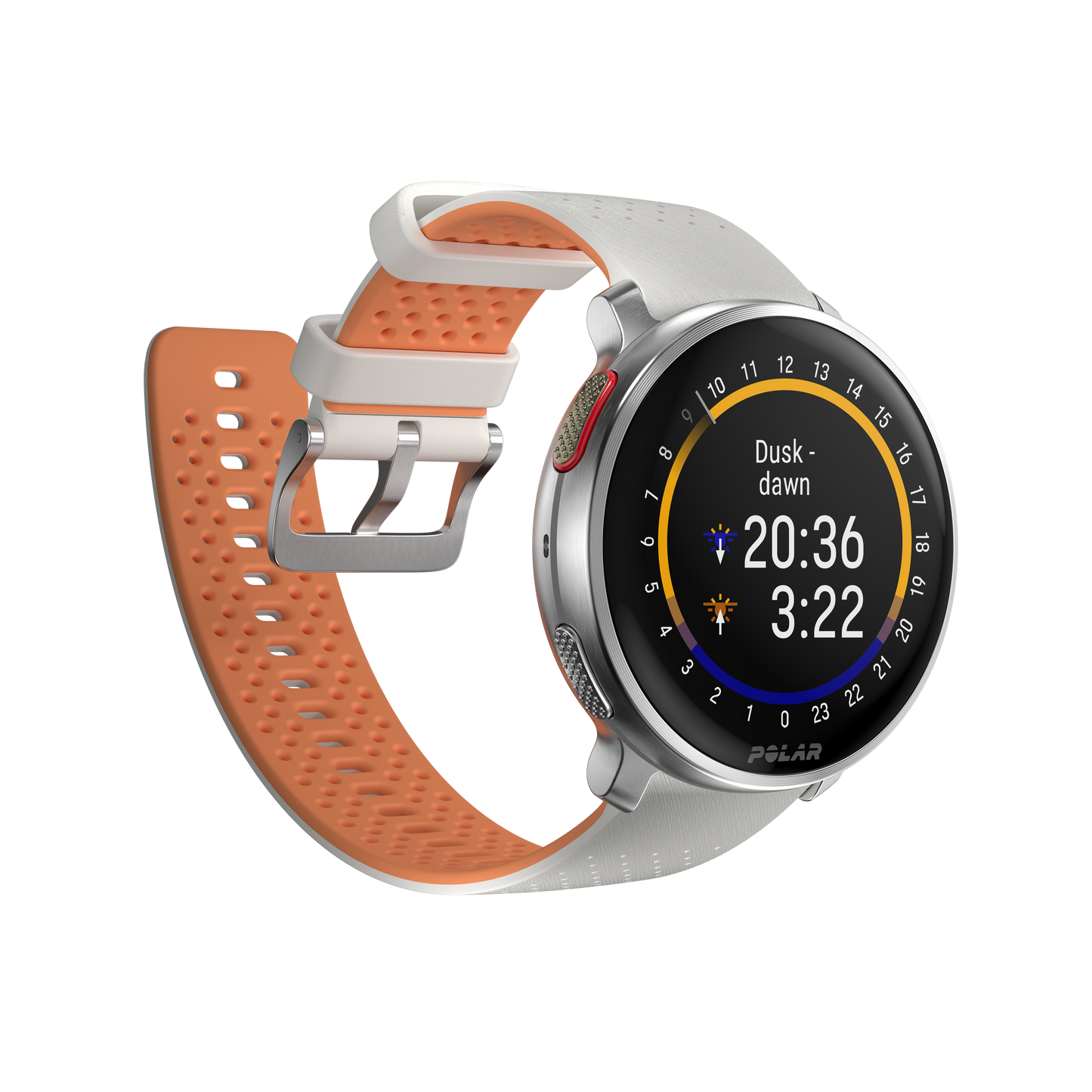 Ceas smartwatch Polar Vantage V3, M-L, Sunrise Apricot
