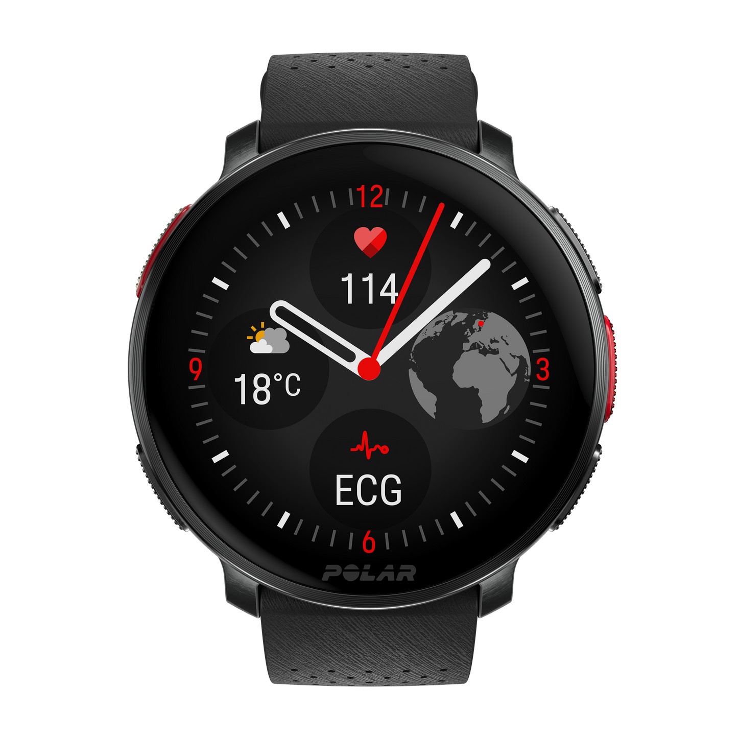 Ceas Polar Vantage V3, S-L Night Black + H10