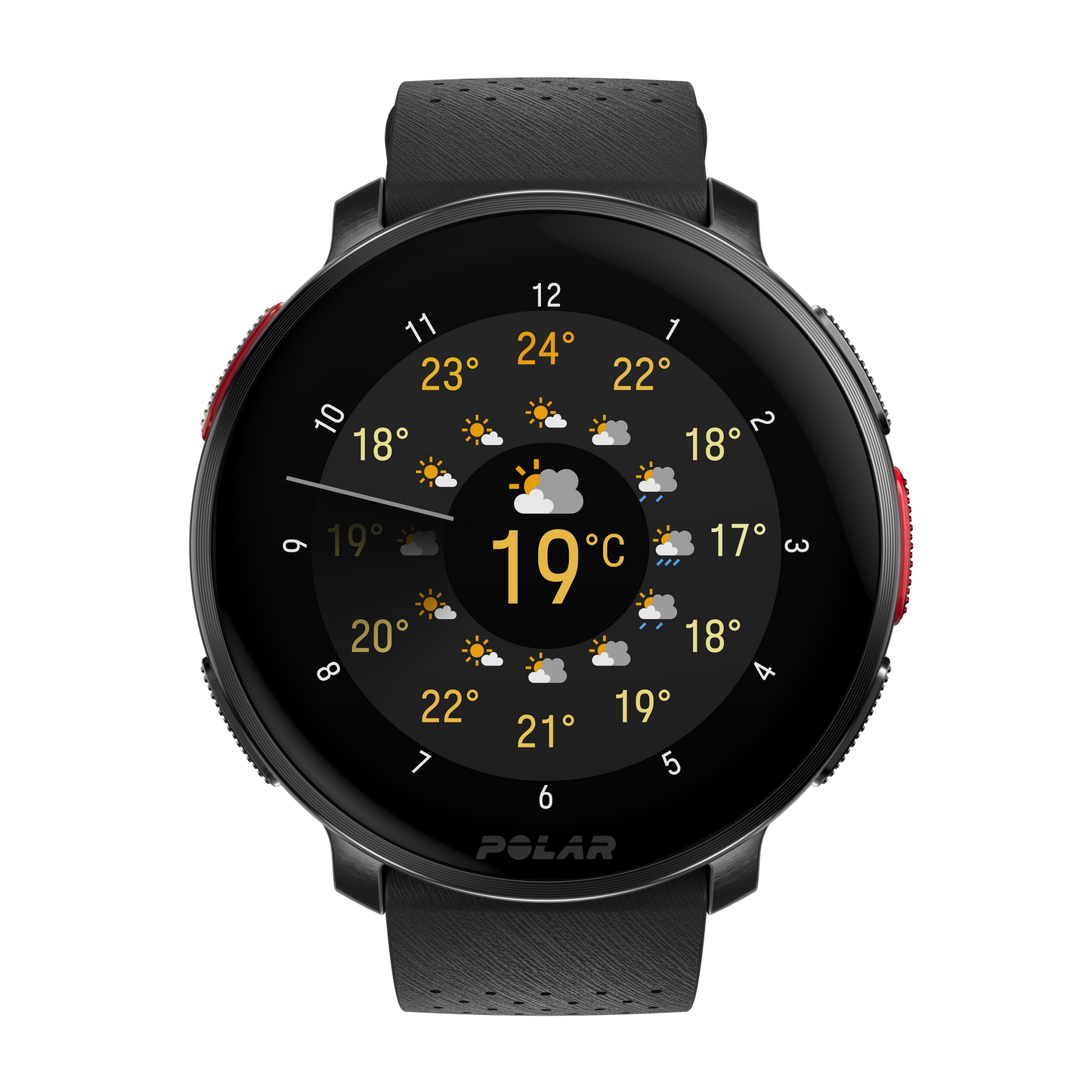 Ceas Polar Vantage V3, S-L Night Black + H10