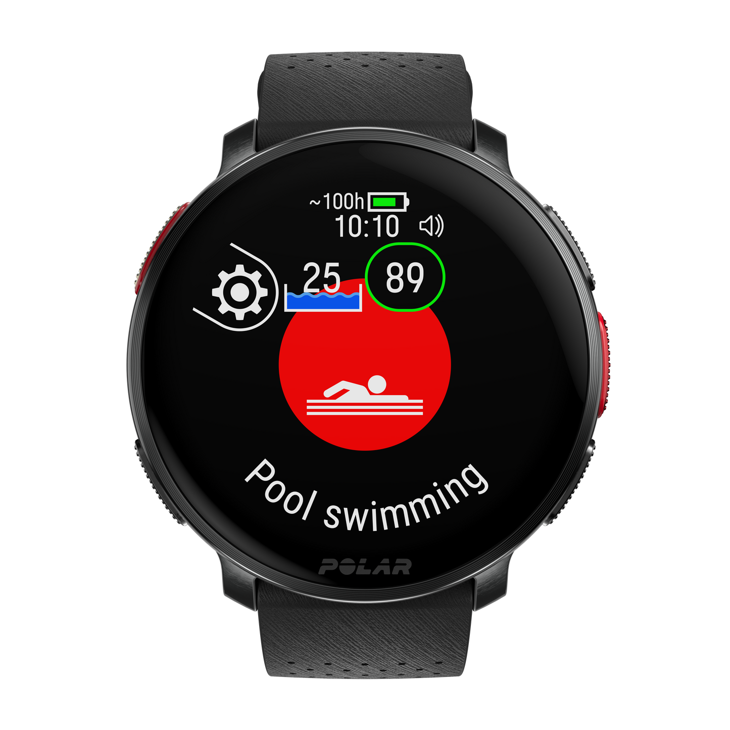 Ceas Polar Vantage V3, S-L Night Black + H10