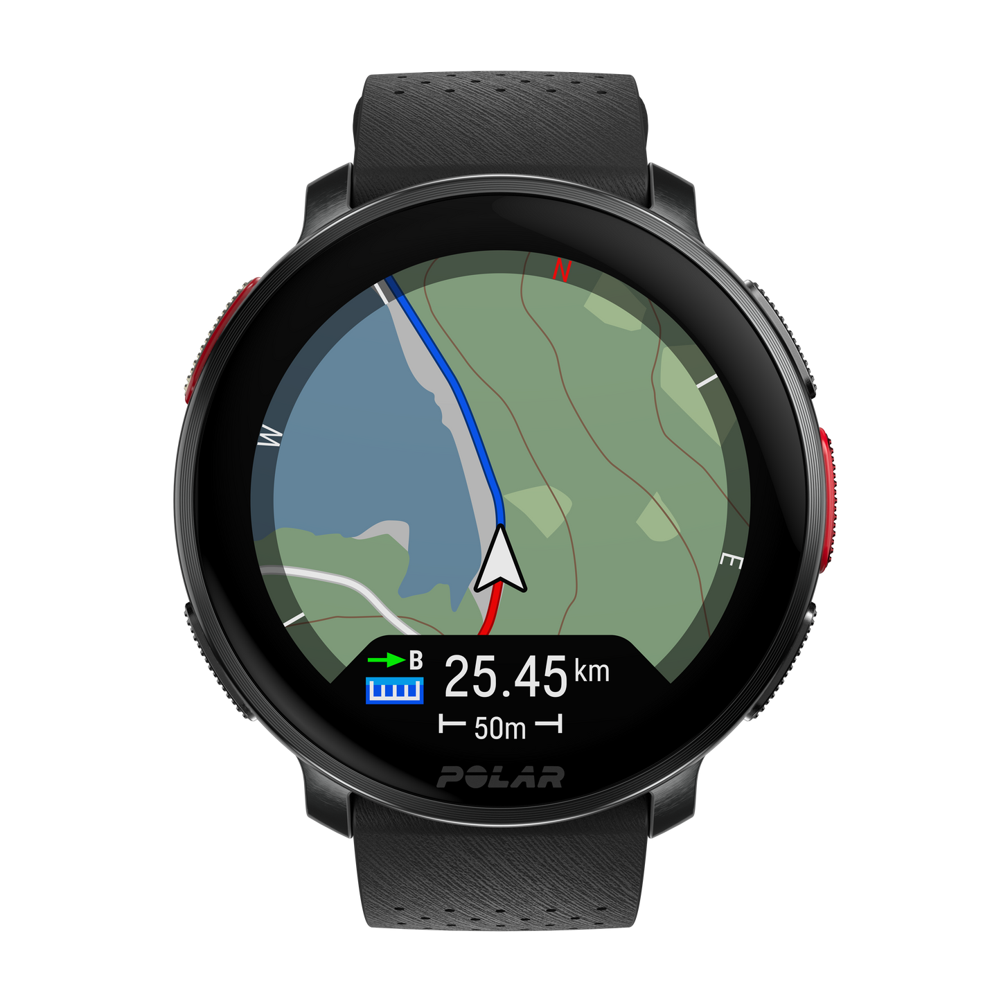 Ceas Polar Vantage V3, S-L Night Black + H10
