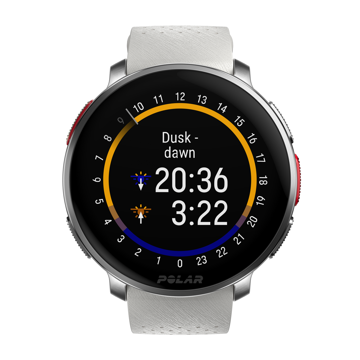 Ceas smartwatch Polar Vantage V3, M-L, Sunrise Apricot