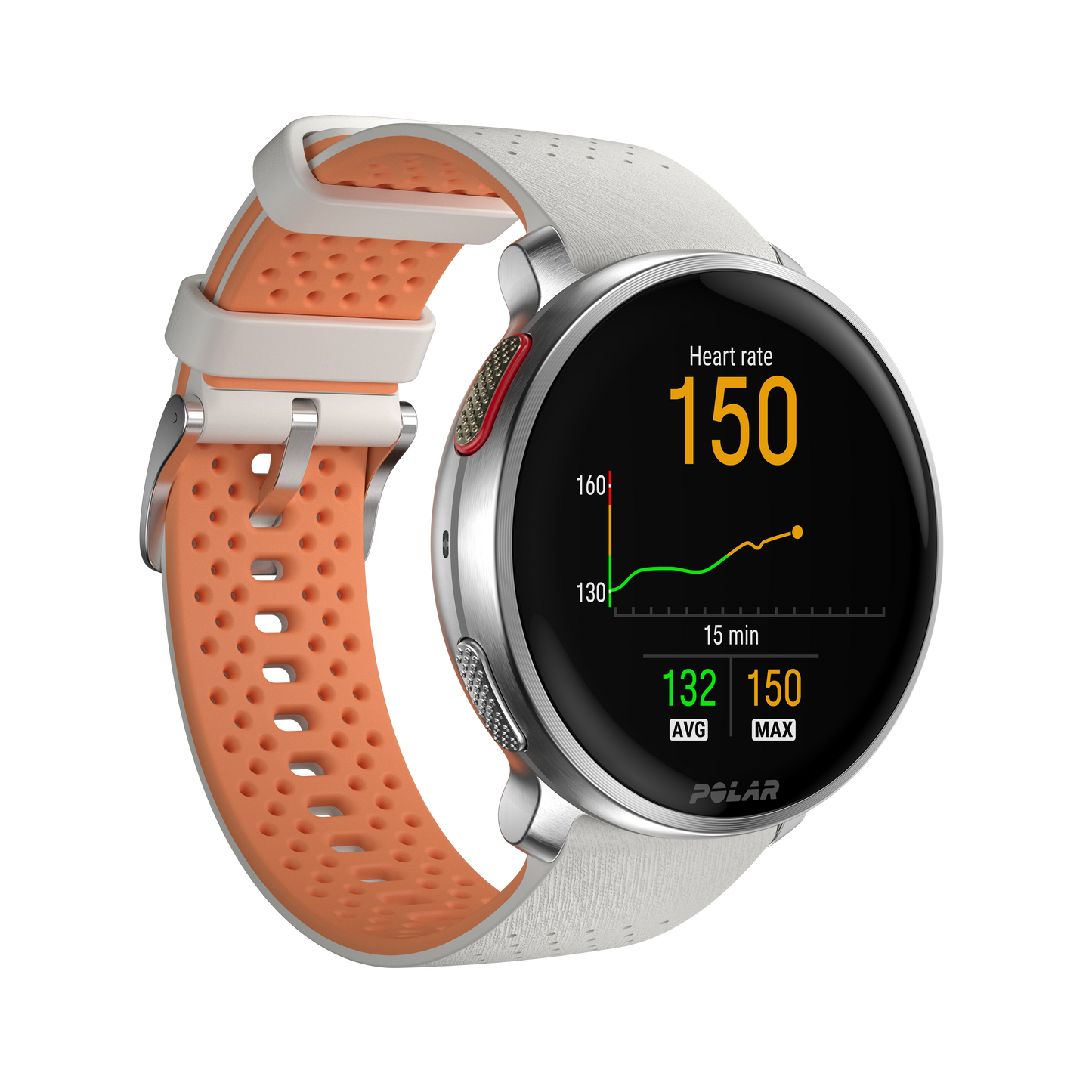 Ceas smartwatch Polar Vantage V3, M-L, Sunrise Apricot