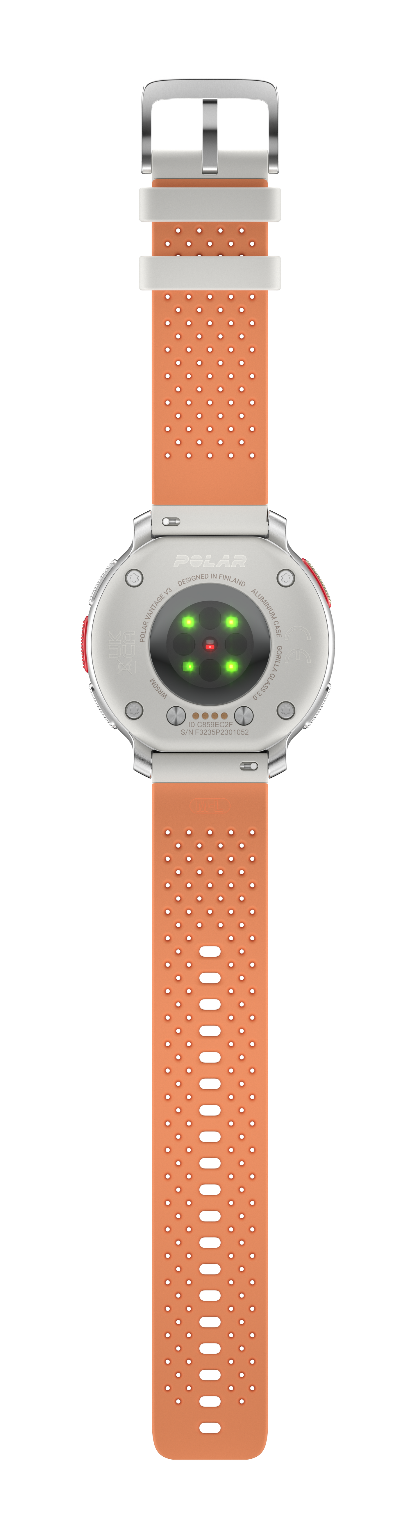 Ceas smartwatch Polar Vantage V3, M-L, Sunrise Apricot