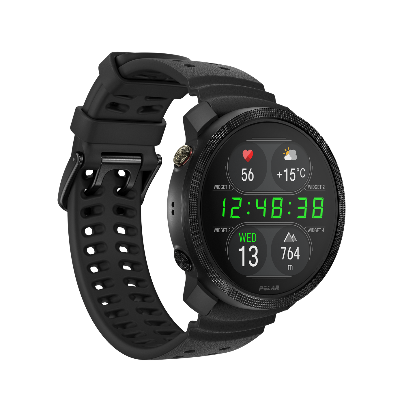 Ceas Polar Vantage M3, Amoled, Night Black