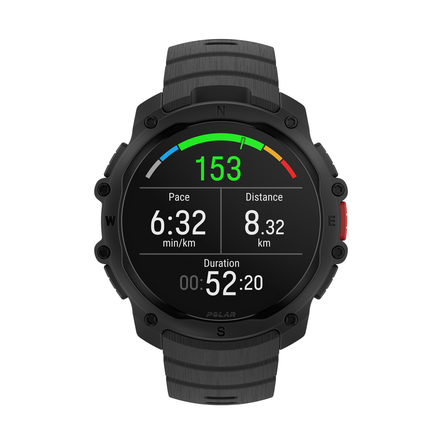 Ceas Polar Street X, Negru