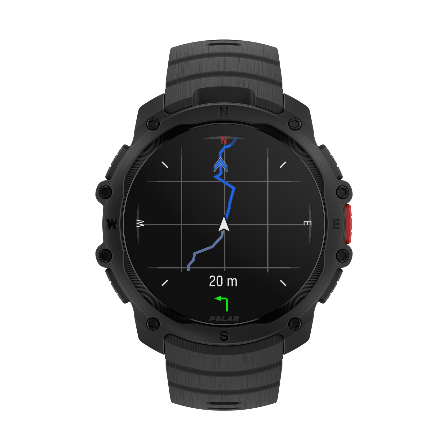 Ceas Polar Street X, Negru