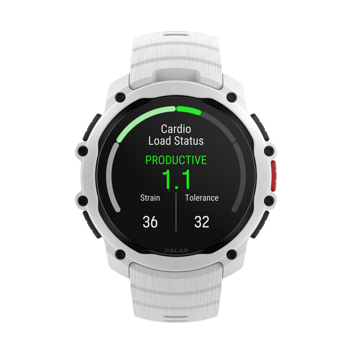 Ceas Polar Street X, Alb