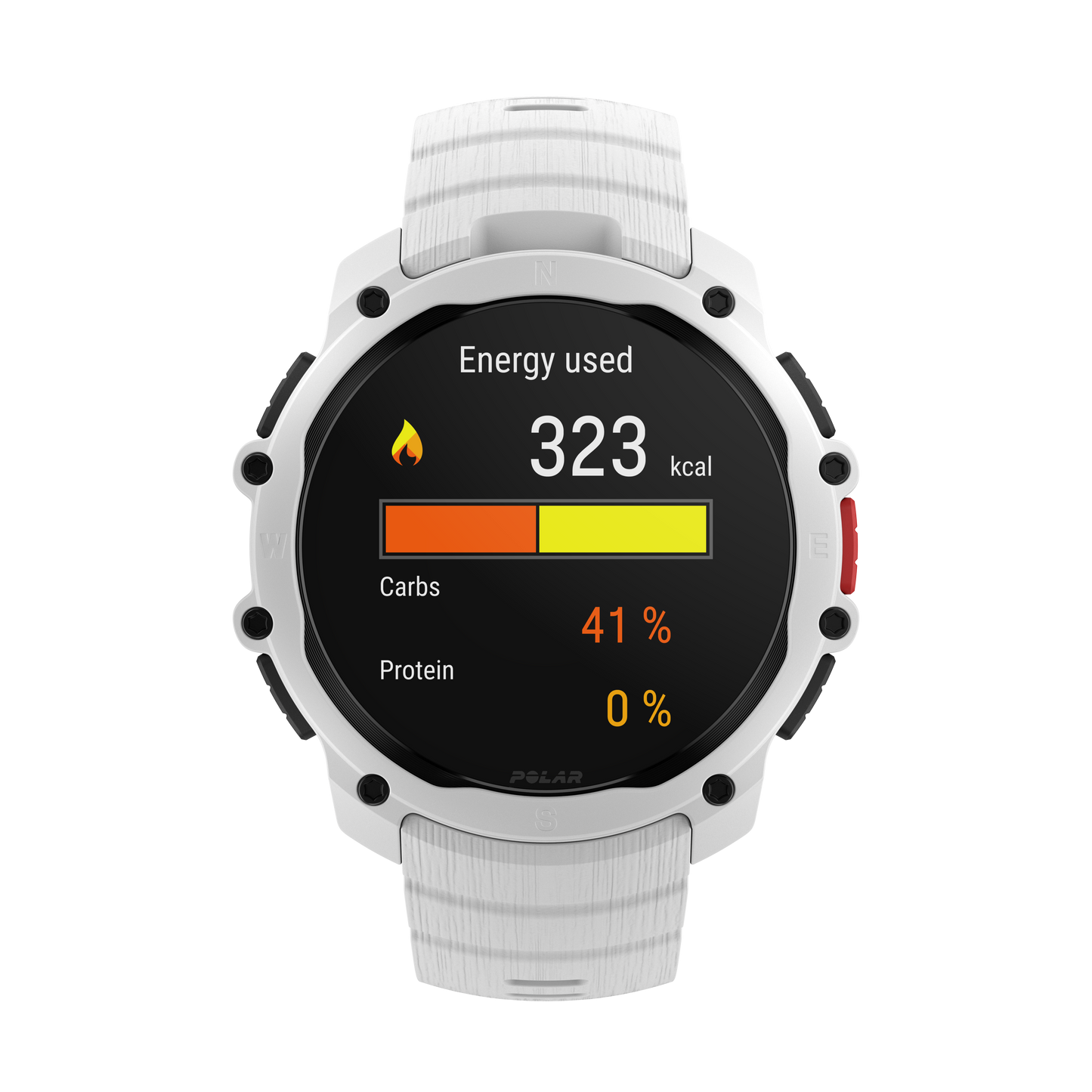 Ceas Polar Street X, Alb