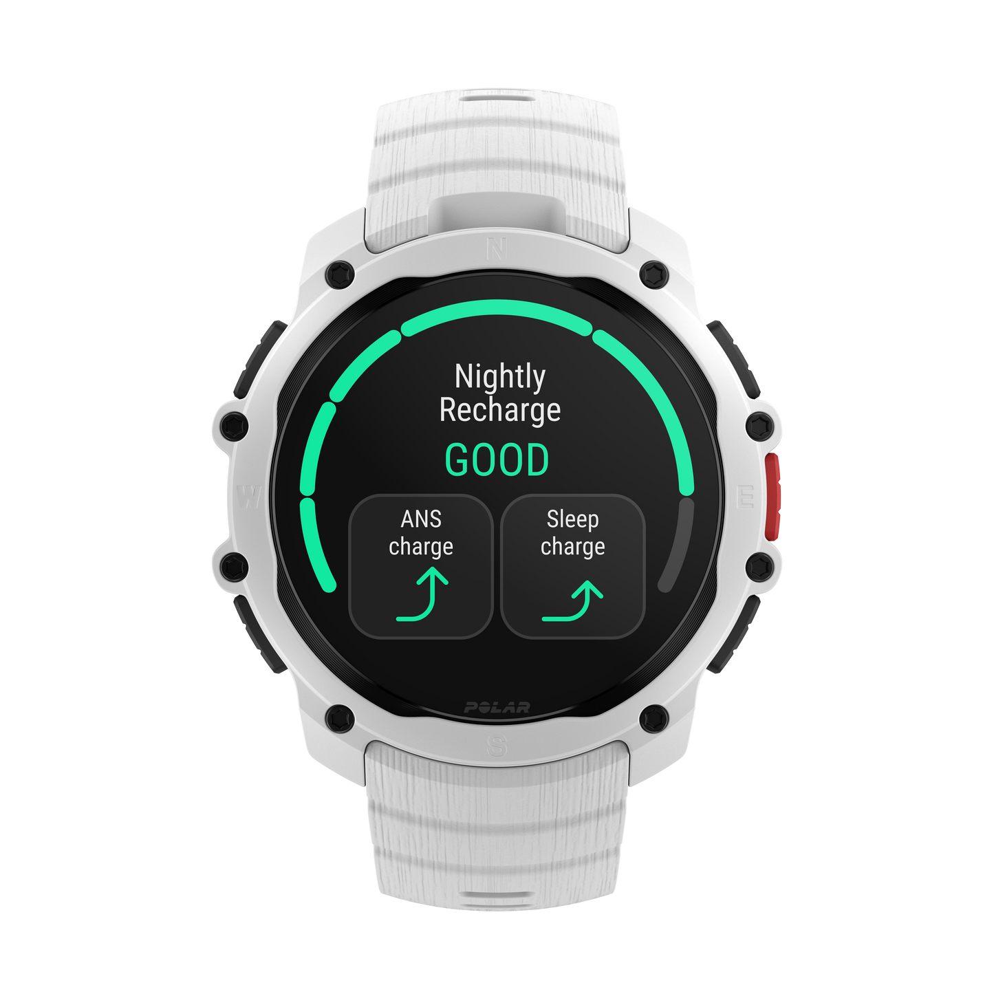 Ceas Polar Street X, Alb