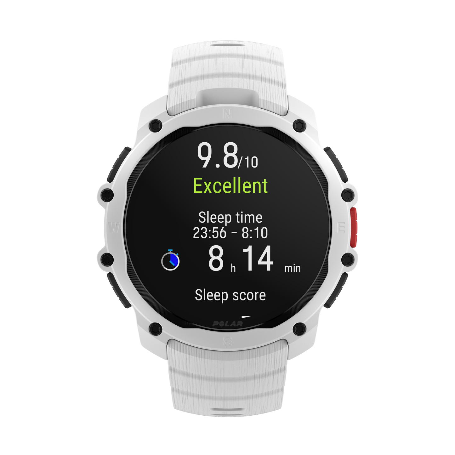 Ceas Polar Street X, Alb