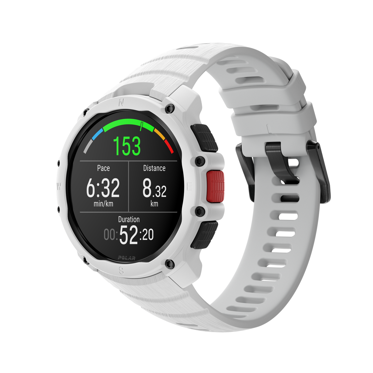 Ceas Polar Street X, Alb