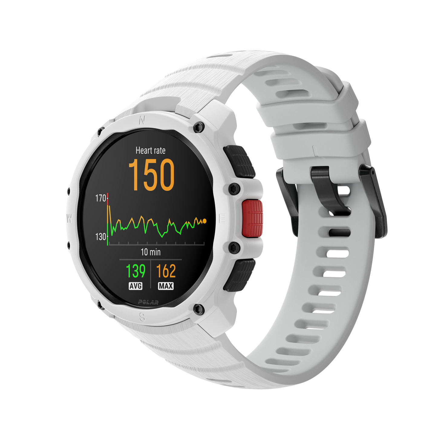 Ceas Polar Street X, Alb