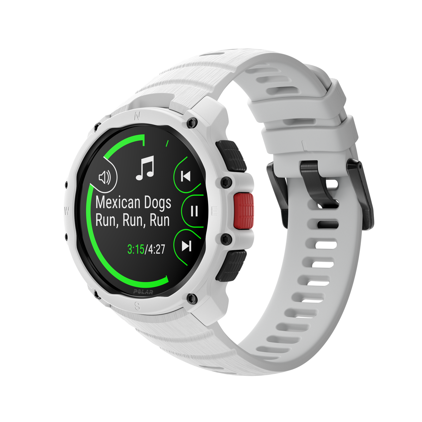 Ceas Polar Street X, Alb