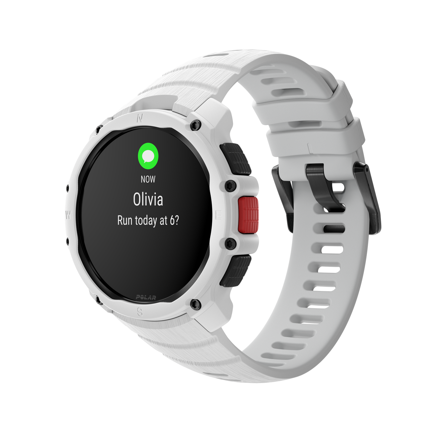 Ceas Polar Street X, Alb