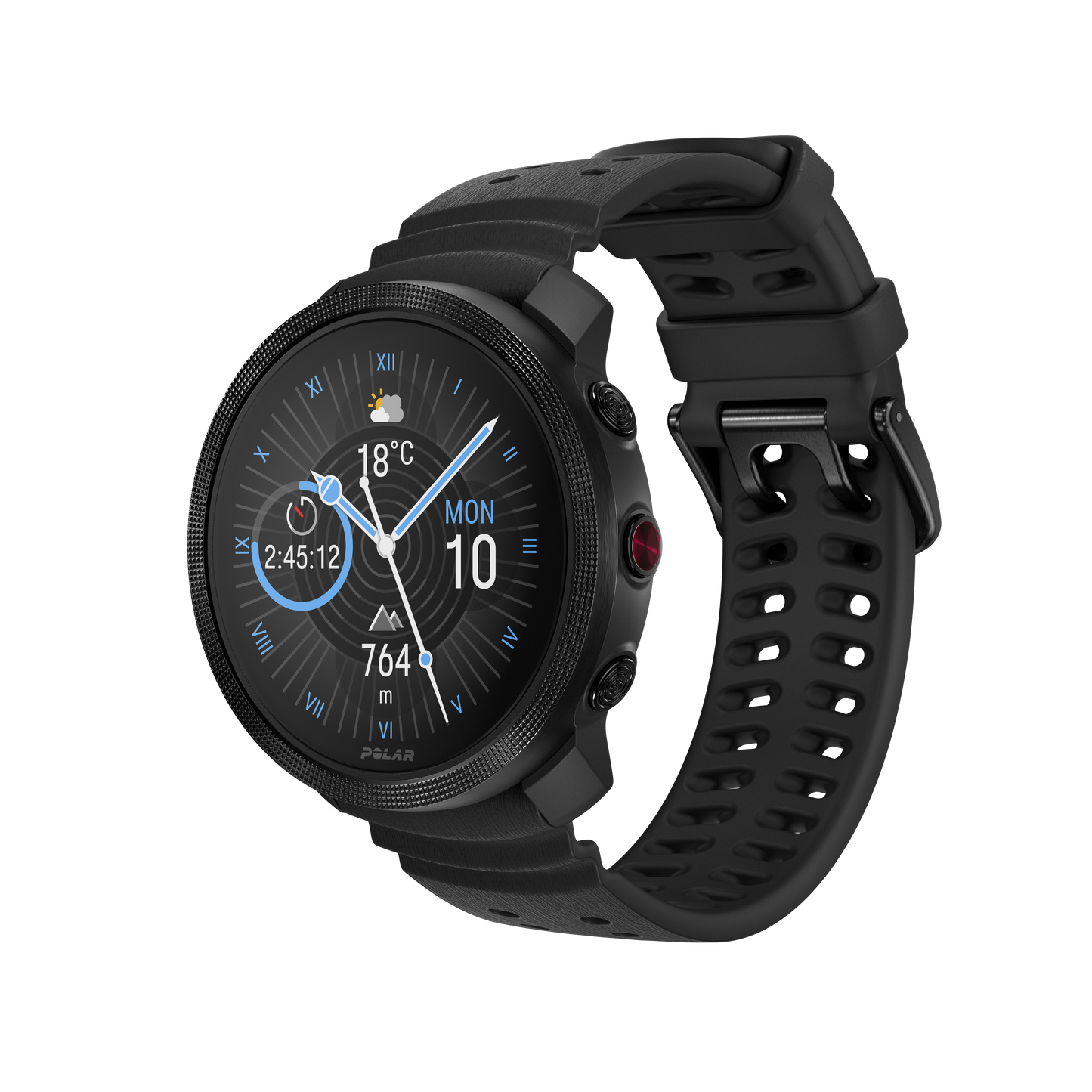 Ceas Polar Vantage M3, Amoled, Night Black