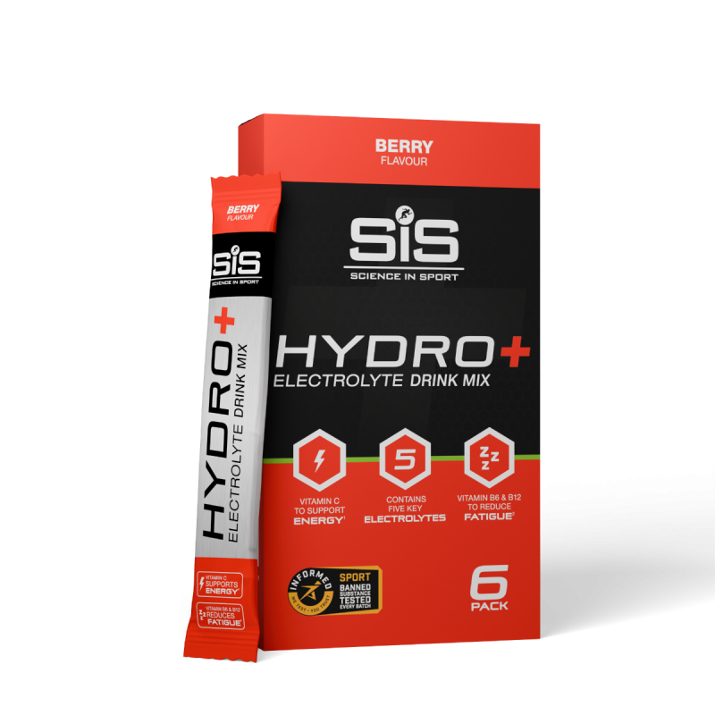 SiS HYDRO+ 6 Pack - plicuri de hidratare cu electroliți