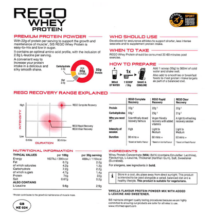 SiS REGO WHEY Protein 450g